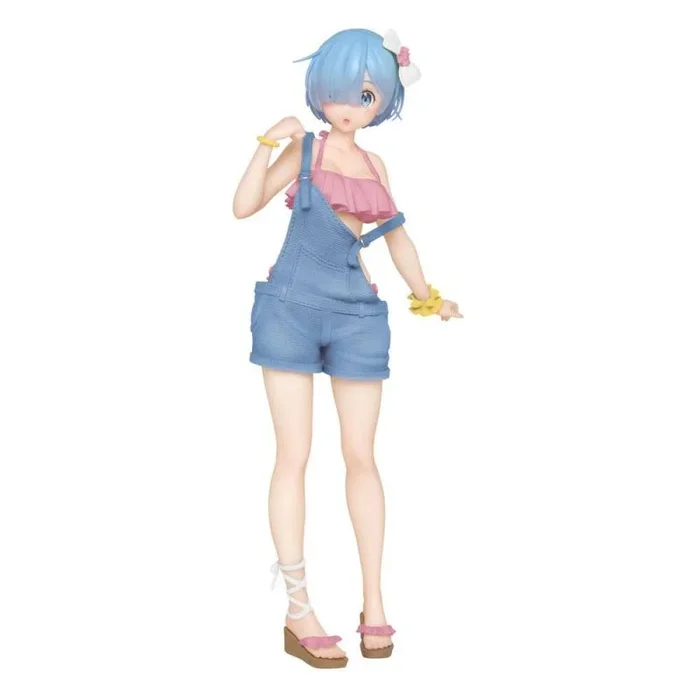 Re:zero estatua pvc precious rem original salopette swimwear ver. renewal 23 cm