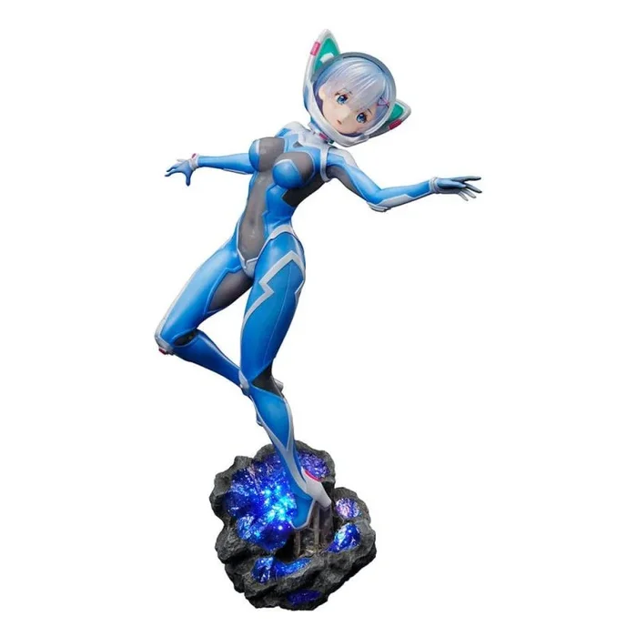 Re:zero starting life in another world statue pvc 1/7 rem a×a sf space suit 26 cm