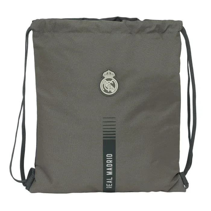 REAL MADRID 3ª EQUIPACIÓN 24/25 – Mochila Saco Plano Grande, Mochila, Ideal para Niños de Diferentes Edades, Cómoda y Versátil, Calidad y Resistencia, 35×40 cm