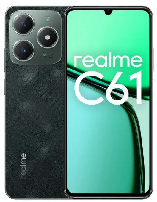 realme C 61 17,1 cm (6.74″) SIM doble Android 14 4G USB Tipo C 6 GB 128 GB 5000 mAh Verde
