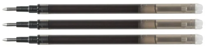 Recambio boligrafo q-connect retractil kf11057 borrable negro caja de 3 unidades
