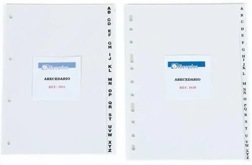 Recambios para listines abecedario