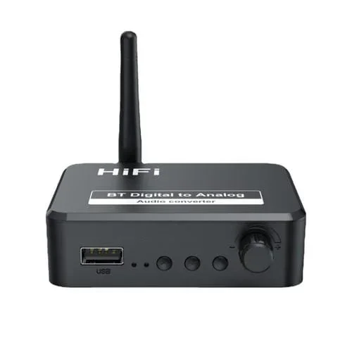Receptor Bluetooth 5.0 B35 Convertidor Digital a Analógico 3.5mm