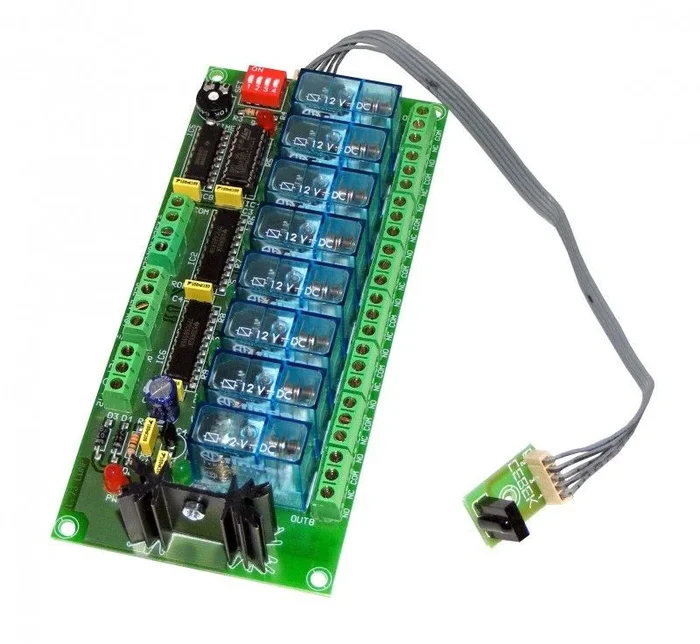 Receptor Ir 8 Canales Din Tl-73