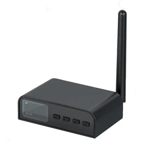 Receptor y Transmisor de Audio Bluetooth 5.1 Bt07 2 en 1 con Fibra Coaxial y 3.5mm