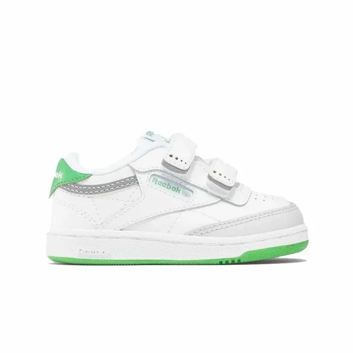Reebok Club C 2V 2.0, Zapatillas Unisex niños, FTWWHT/SPOGRE/PUGRY2, 22 EU