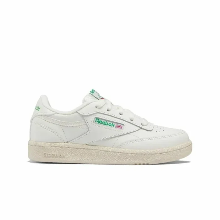 Reebok Club C, Zapatillas de Tenis, Chalk/Chalk/GLEGRN, 21 EU