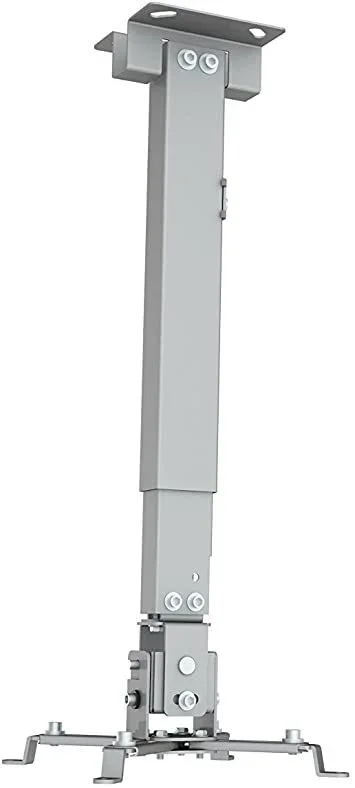 Reflecta 23056 – Soporte de Techo Universal para proyectores de Datos 430-650 mm, Color Plateado