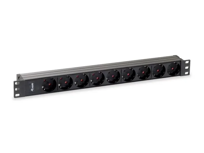 Regleta Rack 9 Enchufes Schuko Para 19in 1U