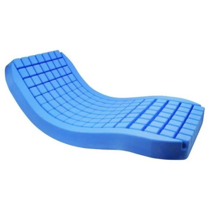 Rehabilitation and anti-decubitus dual function mattress polyplot blue