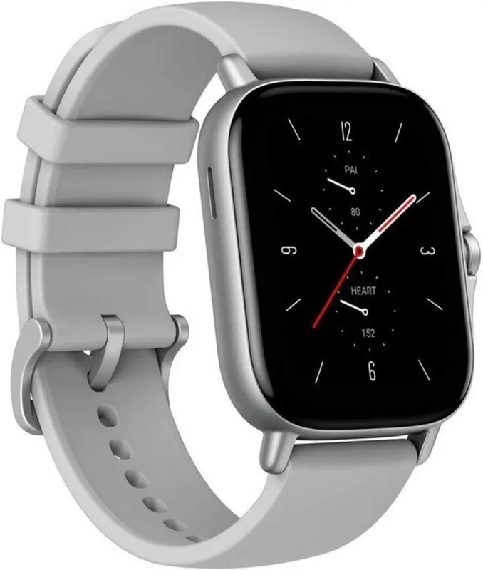 Reloj Amazfit GTS 2. Color Gris (Grey) Smartwatch Inteligente con Llamada bluetooth. 90 Modos Deportivos. Monitor de saturación de oxígeno Sangre y Frecuencia Cardíaca. Memoria de 3 GB. Versión Global