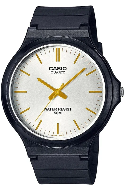 Reloj de pulsera CASIO Collection – MW-240-7E3VEF correa color: Negro Dial Blanco Hombre
