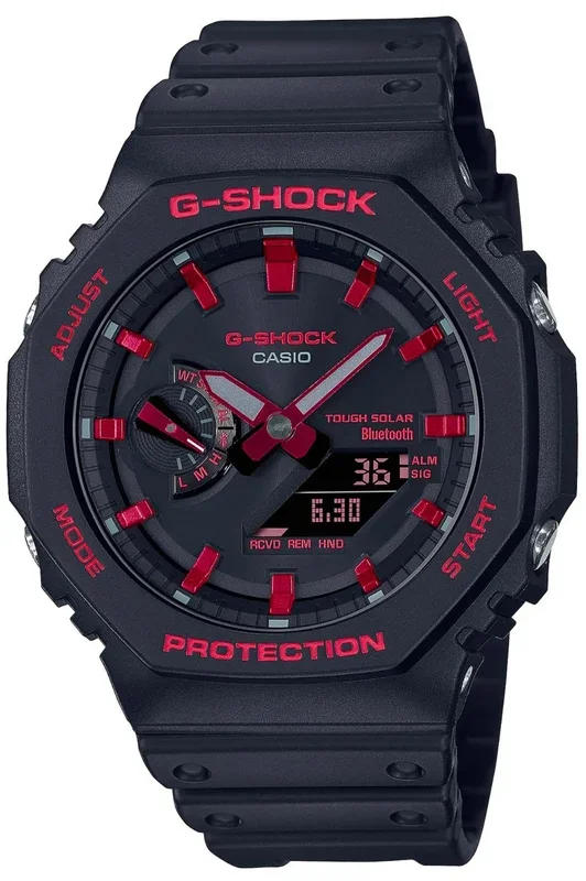 Reloj de pulsera CASIO G-Shock – GA-2100BNR-1AER correa color: Negro Dial Negro Hombre