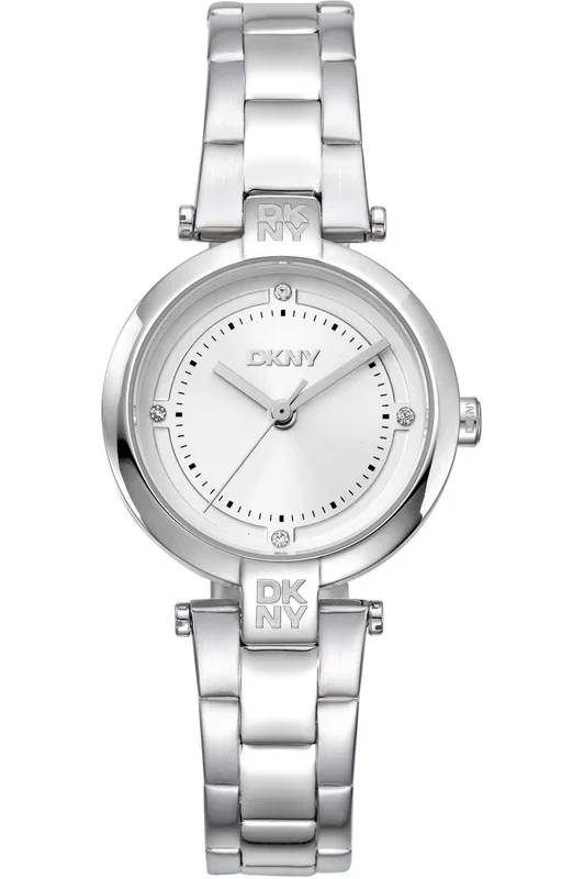 Reloj de pulsera DKNY Essential Mini – DK1L043M0045 correa color: Gris plata Dial Gris plata Mujer