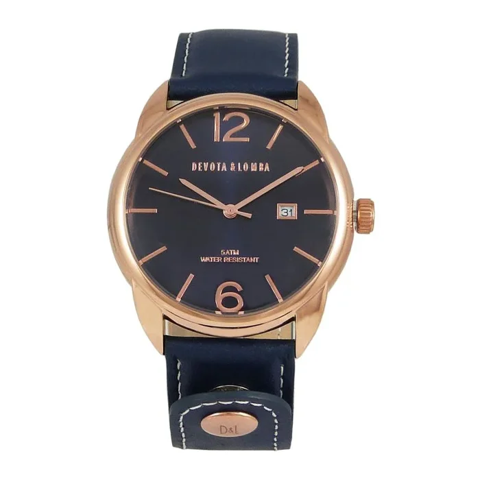Reloj devota & lomba hombre dl009m-03blbl (42mm)
