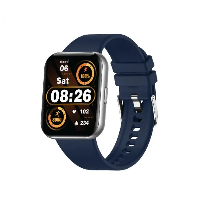 Reloj sami wearable smartband amoled 3atm gps azul