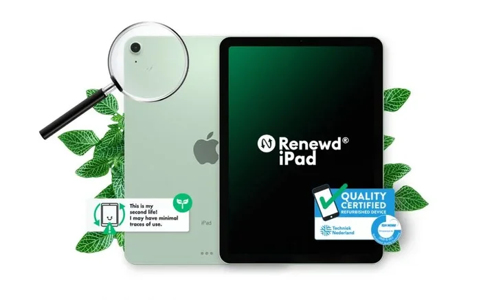 Renewd iPad Air 4 WiFi + 4G 256 GB iPadOS 15 Verde