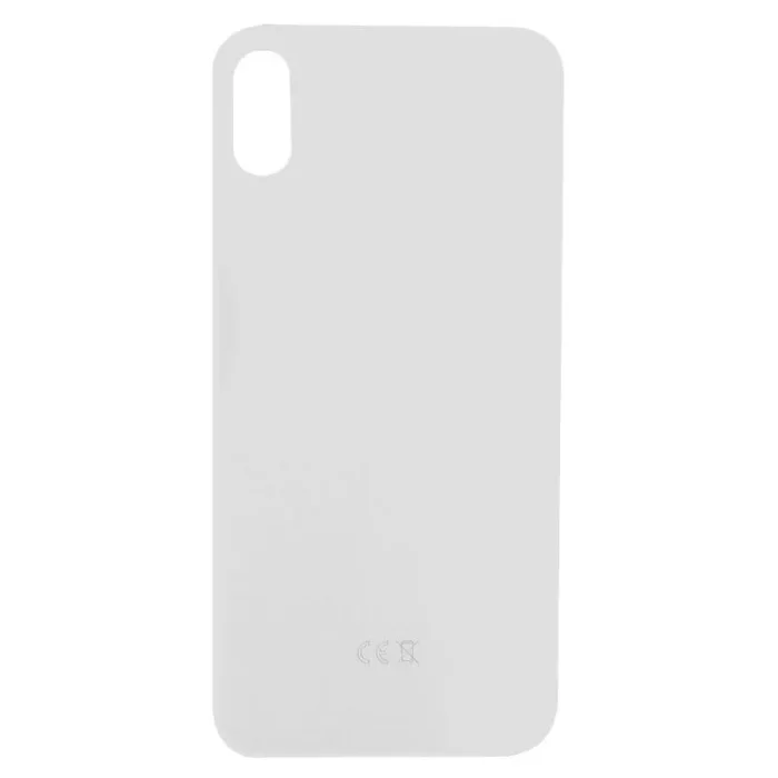 Replacement iphone x back cover silver, without logo