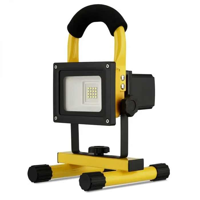 REV SPOT 2707212060 – Lámpara LED de trabajo con batería, 13 W, 1200 lm, IP44, color negro y amarillo