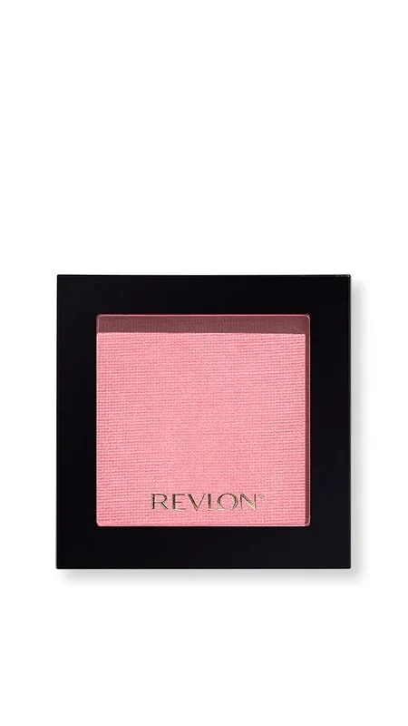 Revlon Colorete en Polvo, Maquillaje Facial para Mujer, Color Aumentable, Ligero y Acabado Suave, 014 Tickled Pink, 0.17 oz