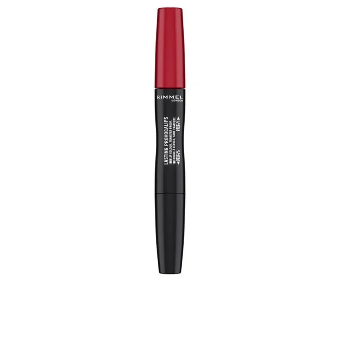 Rimmel, Lasting Provocalips, Labial fijo, 740 Caught red lipped, Paso 1: 2,3mL, Paso2: 1,6g