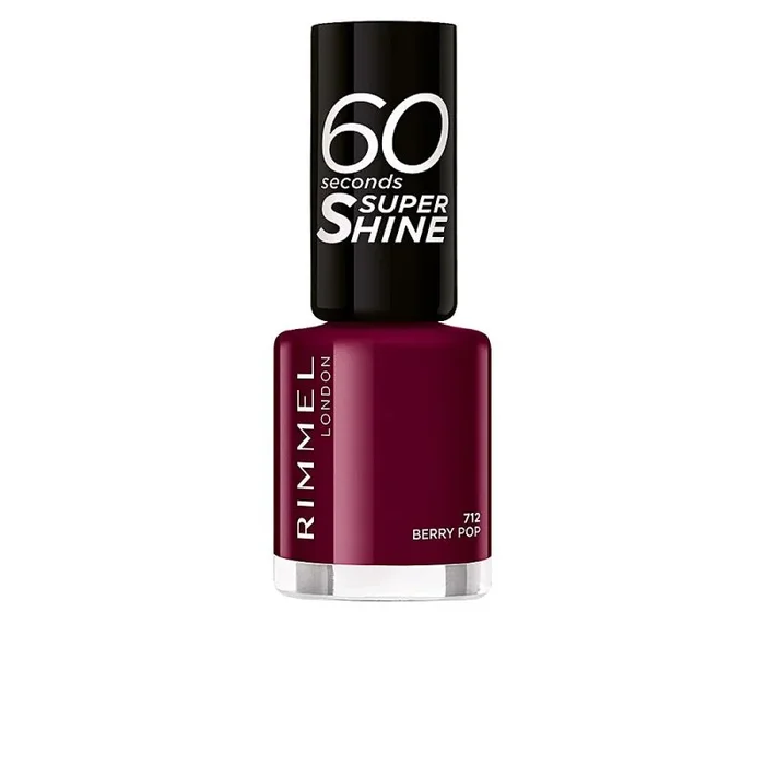 Rimmel London 60 Seconds Super Shine #712-Berry Pop – 1 unidad