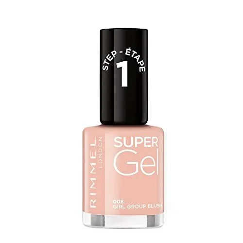 Rimmel London Super Gel, Esmalte de uñas, Tono 8 -12g