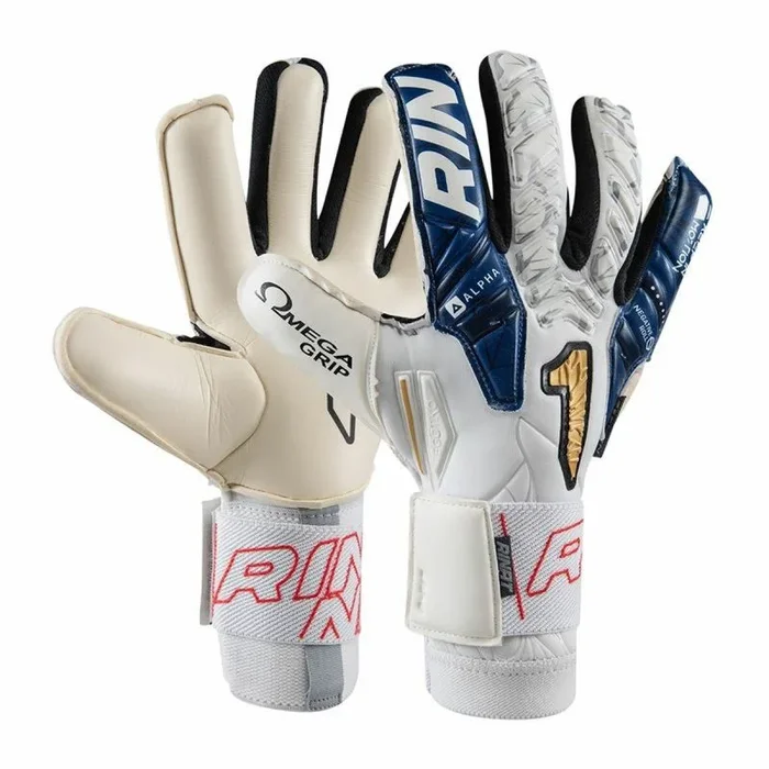 Rinat Guantes de Portero Egotiko Vengador Alpha Adulto Blanco Talla 8