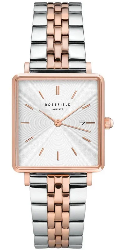 Rosefield The Boxy Reloj de pulsera Femenino Cuarzo Oro rosa