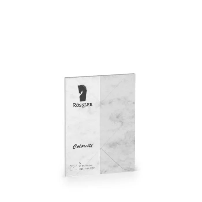 Rossler Papier Sobres 220707514 Blanco Papel 81 x 114 mm
