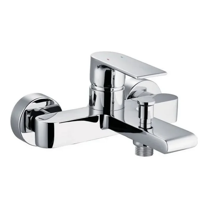 Rousseau 4057824 Nordé – Grifo monomando para baño/ducha cromado