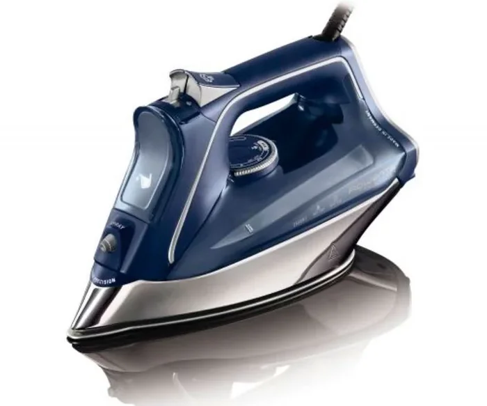 Rowenta DW8215 Plancha vapor-seco Suela Microsteam 400 HD Láser 2800 W Azul