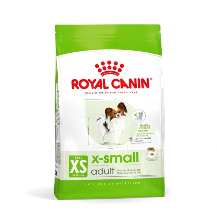 Royal Canin X-Small Adult 1,5 kg Adulto Maíz, Aves