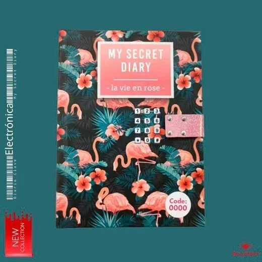 Roymart diario secreto con clave la vie en rose flamenco