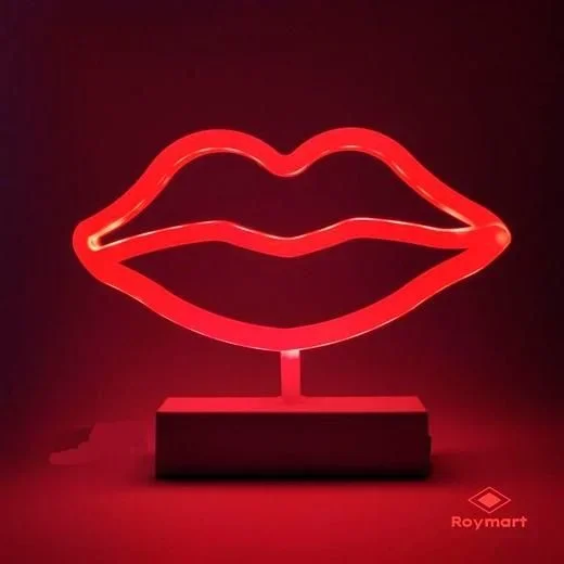Roymart lámpara de neón figura red lip