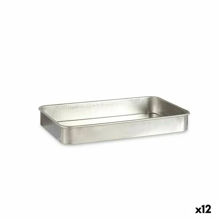 Rustidera 32 x 7 x 51,5 cm plateado aluminio 12 unidades