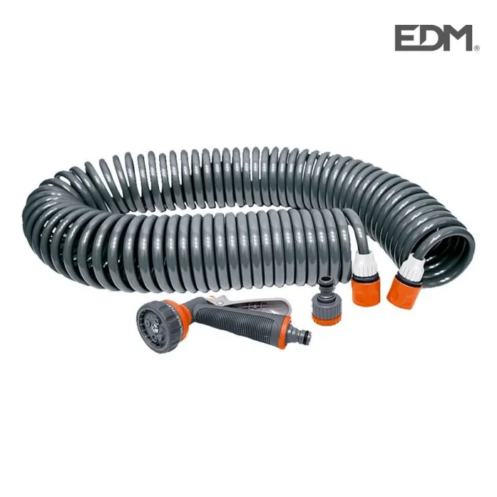 S.of. kit manguera espiral «riega facil» longitud total 15m edm