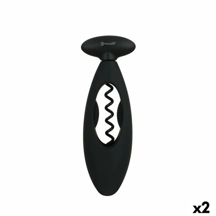 Sacacorchos percutti fórmula negro (2 unidades)