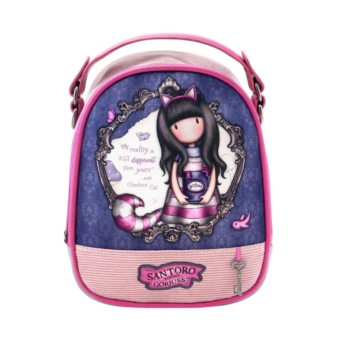 Safta 1022gj03, Mini Mochila Gorjuss Cheshire Cat Unisex niños, Multicolor, M