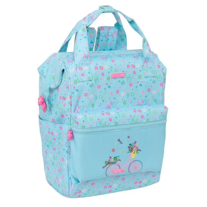 Safta – Mochila Juvenil con Asas para Portátil hasta 13″, para Portátil, Ideal para Jóvenes de Diferentes Edades, Cómoda y Versátil, Calidad y Resistencia, 27x19x40 cm, Color Azul