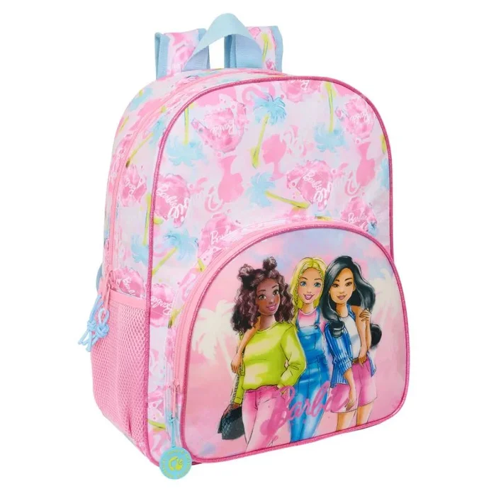 Safta BARBIE PAINTERLY – Mochila Escolar Niño, Mochila Niño, Mochila Infantil, Adaptable a Carro, Ideal para Niños en Edad Escolar, Cómoda y Versátil, Calidad y Resistencia, 33x14x42 cm