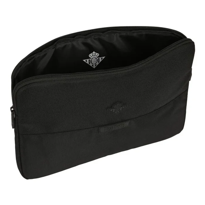 Safta-M935 Real Betis BALOMPIE – Funda para Portátil 14», Mochila, Ideal para Niños de Diferentes Edades, Cómoda y Versátil, Calidad y Resistencia, 34x2x25, Color Negro, Estándar (612399935)
