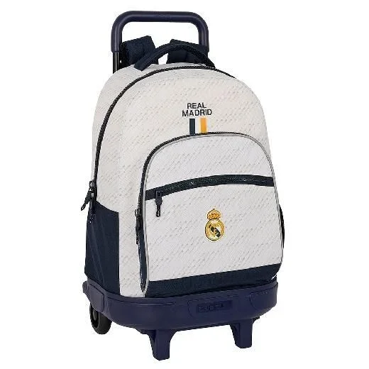 Safta mochila grande c/ruedas compact extraible real madrid 1ª equip. 23/24