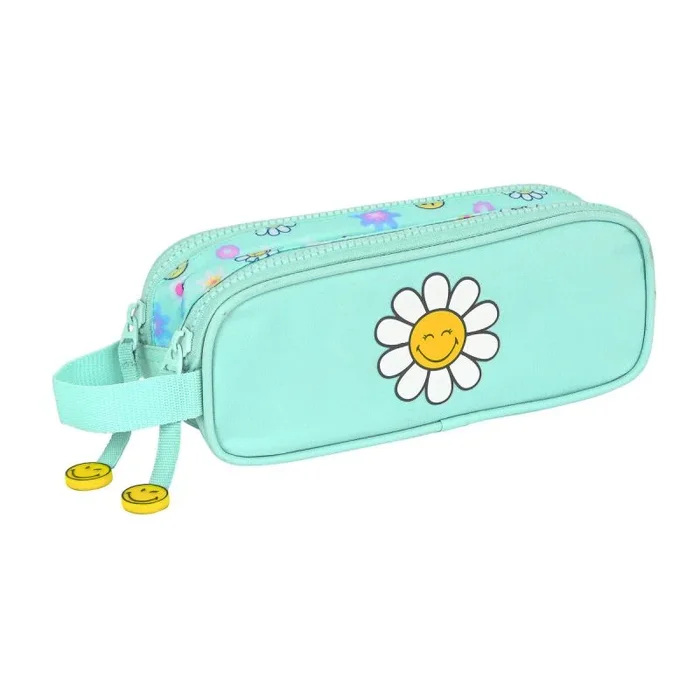 Safta Safta-812281746 Portatodo Doble Smiley World Summer Fun 21X8X6Cm, Multicolor, Estándar (812281513)