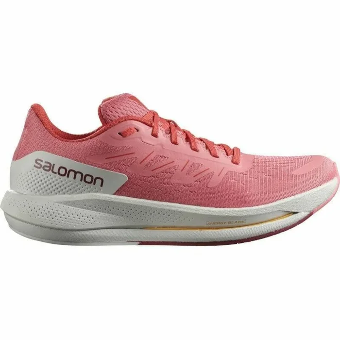 SALOMON Shoes SPECTUR W PoRd, Zapatillas de Running Mujer, Tea Rose/Lunar Rock/Poppy Red, 39 1/3 EU