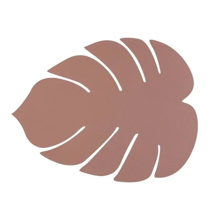 Salvamantel versa hoja de planta rosa 35 x 44,5 cm