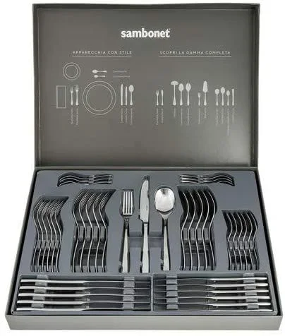Sambonet 52536-g5 SU cometido de cubiertos De Acero, inoxidable, plateado