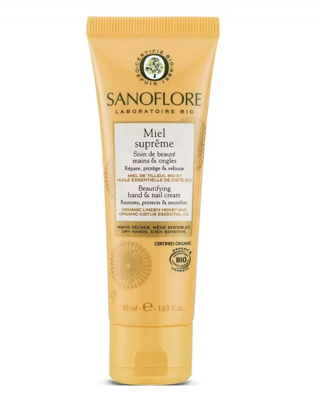 Sanoflore, miel supreme, hand & nail cream, 50 ml *tester