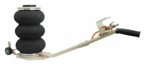 Satra, elevador neumático 3T, capacidad 145-400mm, diseño bałwanek para estabilidad, sistema neumático eficiente, ideal para mantenimiento de vehículos y maquinaria industrial