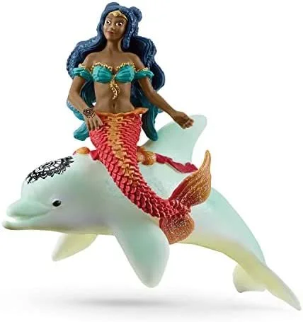 schleich Isabelle on Dolphin